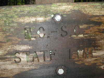 We crossed the state line into N.C. between Soan's Bridge and Whitewater Falls.