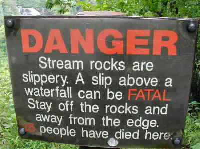 Clear warning!