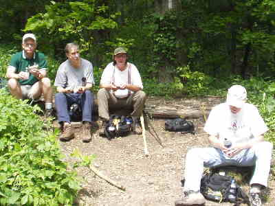 Lunchtime at Hightower Gap!