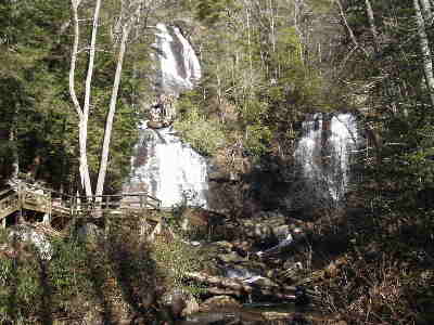 Anna Ruby Falls. 153 ft.