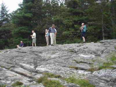 Exploring Sunset Rocks.