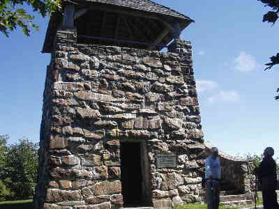 The old rock tower on top of Wayah Bald provides awesome views.