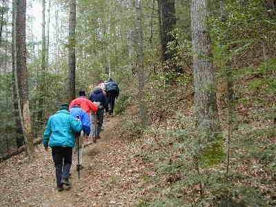 This popular trail is beautiful as it follows Panther Creek for most of the distance. It is an easy trail despite a few rocky areas where extreme caution must be taken.