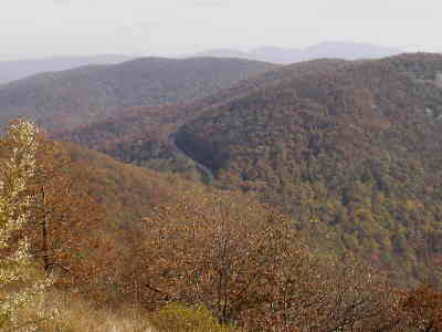 Looking back down on the "Richard Russell Highway" GA 348.