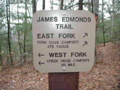 The trail is well-marked!