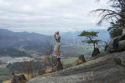 Our lunch spot was beautiful Lookoff Mtn. which over-looks Wolf Fork Valley.