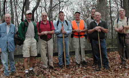 The OFHC gang for today! David Whitaker, Terry Doyle, Jack Jacobi, Jack Slaton, Wayne Miller, Bob Thompson, Gerald Shedd, and Steve Jordan.