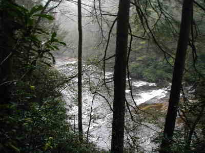 Lots of awesome views down to the river.