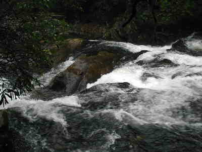 Another view near the top of Big Bend Falls.