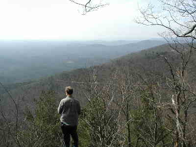 A beautiful view of the N. Georgia Mountains near Cooper Gap.