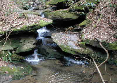 Quite often you will walk by nice creeks and streams.