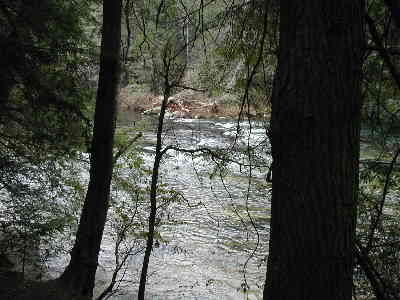 Here, we get a nice view of the Chattooga River.