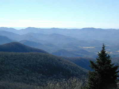 The observation deck of the Center offers an awesome 360 degree view of the GA/NC mountains.
