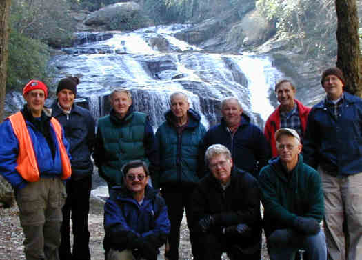 The OFHC group for the day! Kneeling (l-r) Rick Porter-Whitmire, Steve Jordan, and Jack Slaton. Standing (l-r) Wayne Miller, Bob Thompson, John Bellamy, David Whitaker, Gerald Shedd, Dan Ross, and Tony Presley.