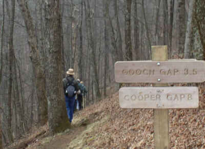 We head southward to Gooch Mountain.