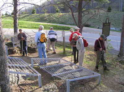 We look at the ancient carvings at Track Rock.