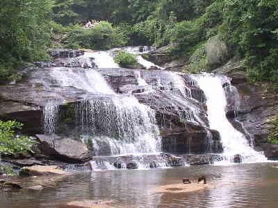 Our lunchtime destination! Beautiful Panther Creek Falls.