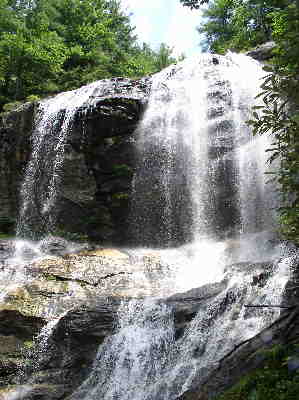 The Glen Falls Trail gives great views of two very nice waterfalls.