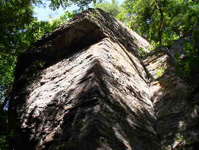 One of the massive granite cliffs.