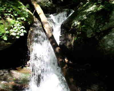 One of several falls below Raven Cliffs.