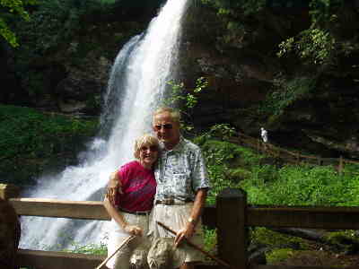 David and Geri Whitaker enjoy the nice view!