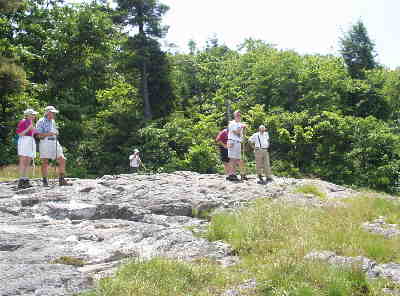 It is well worth the short hike to see the view.