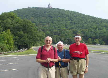 The O.F.H.C. gang for today's hike. (l-r) Jack Jacobi, Doug Russell and Bob Thompson.