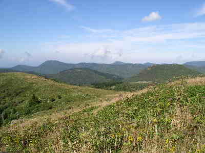 One of many great views from Black Balsam.