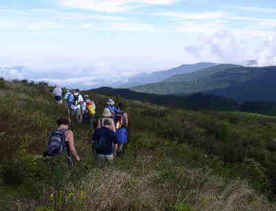Here, we work our way toward Tennent Mountain.
