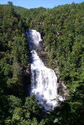 Magnificent Whitewater Falls - Highest waterfall east of the Rockies! (411 ft.)