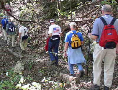 The Foothills Trail had lots of damage from the Hurricanes a few weeks earlier but the trail maintenance crews have done a remarkable job of cleaning up the trail and it was in great shape!