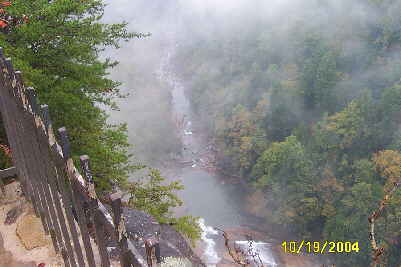 One of the many over-looks of Tallulah Gorge.