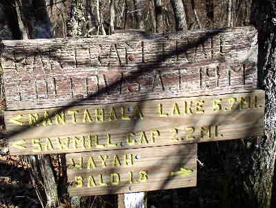 At this point, the Bartram and Appalachian Trails merge.