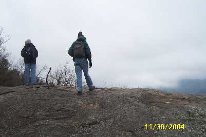 Several rock faces for views!