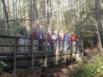 Here we cross the East Fork Bridge.