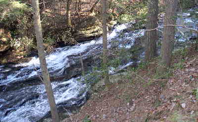 We pass by this beautiful cascade along the Broad River.