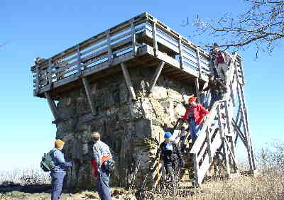 The old rock observation tower!