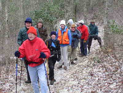 We were surprised and excited to see snow flurries and a light dusting of snow at the start!