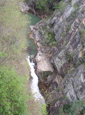Then we arive at magnificent Tallulah Gorge and look down to see beautiful Tempesta Falls.