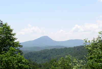 Now we move up to the Dukes Creek Recreation area and get this view of Yonah Mountain.