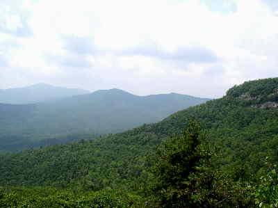 Nice mountain view including Rabun Bald in the background!