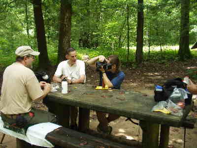 Lunchtime near Burrell's Ford!