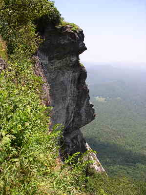 A breathtaking rock cliff!