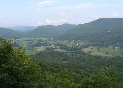 View to the west.