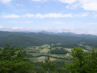 View to the north.