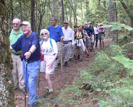 The OFHC on the trail.