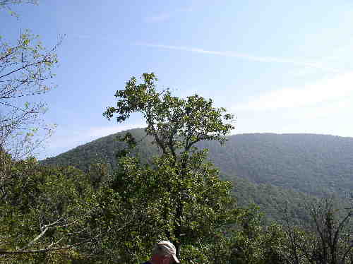 Our first view of Tray Mountain.