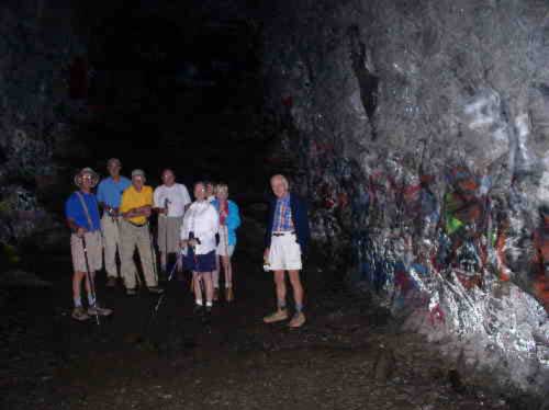 Here we are at the terminus of the tunnel.