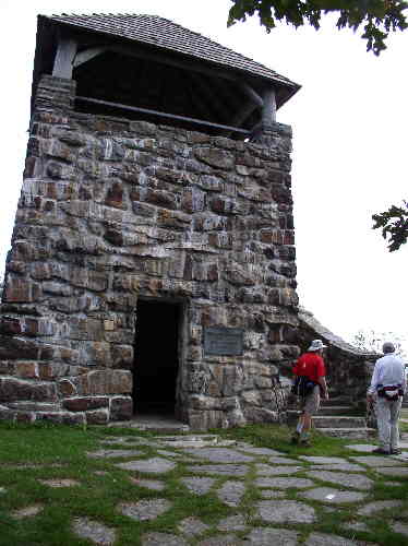The historic Wayah Bald Tower..