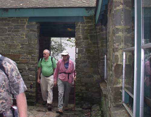 Reported to be the only place that the 2,170 mile Appalachian Trail passes under the roof of a building. (Mountain Crossings at Neels Gap.)